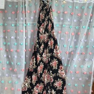 Black flowy summer dress